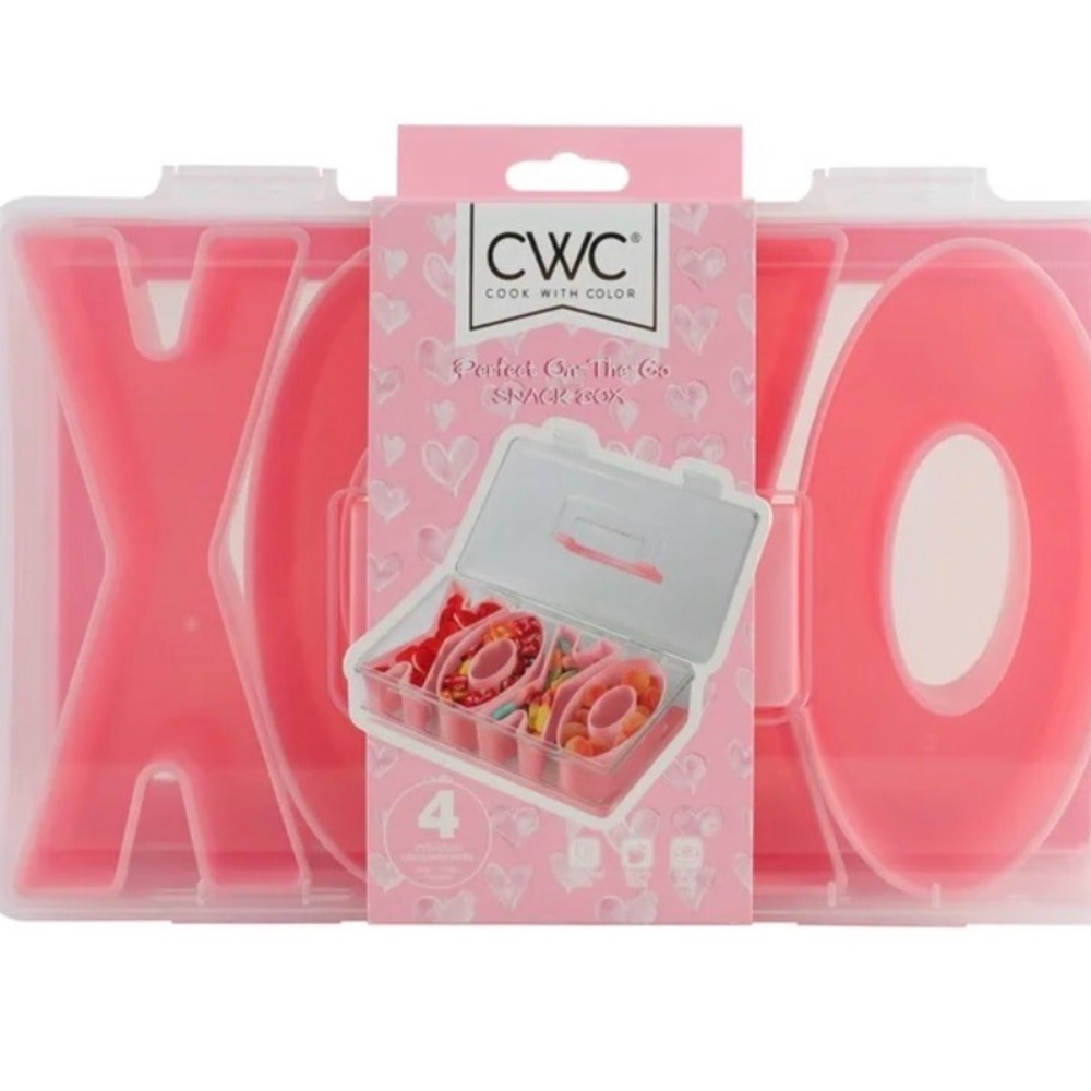 Cook with Color XOXO Pink Snackel Box‎ Set